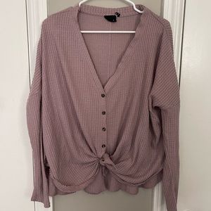 Urban Outfitters Dusty Pink Oversized Sweater